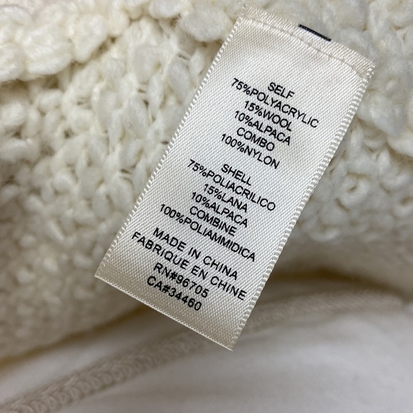 Rebecca Taylor La Vie Off white wool blend cardigan in size M - Picture 7 of 8